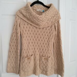 Sparrow ANTHROPOLGIE💥Nwot💥Cream Long Sleeve Knit Sweater